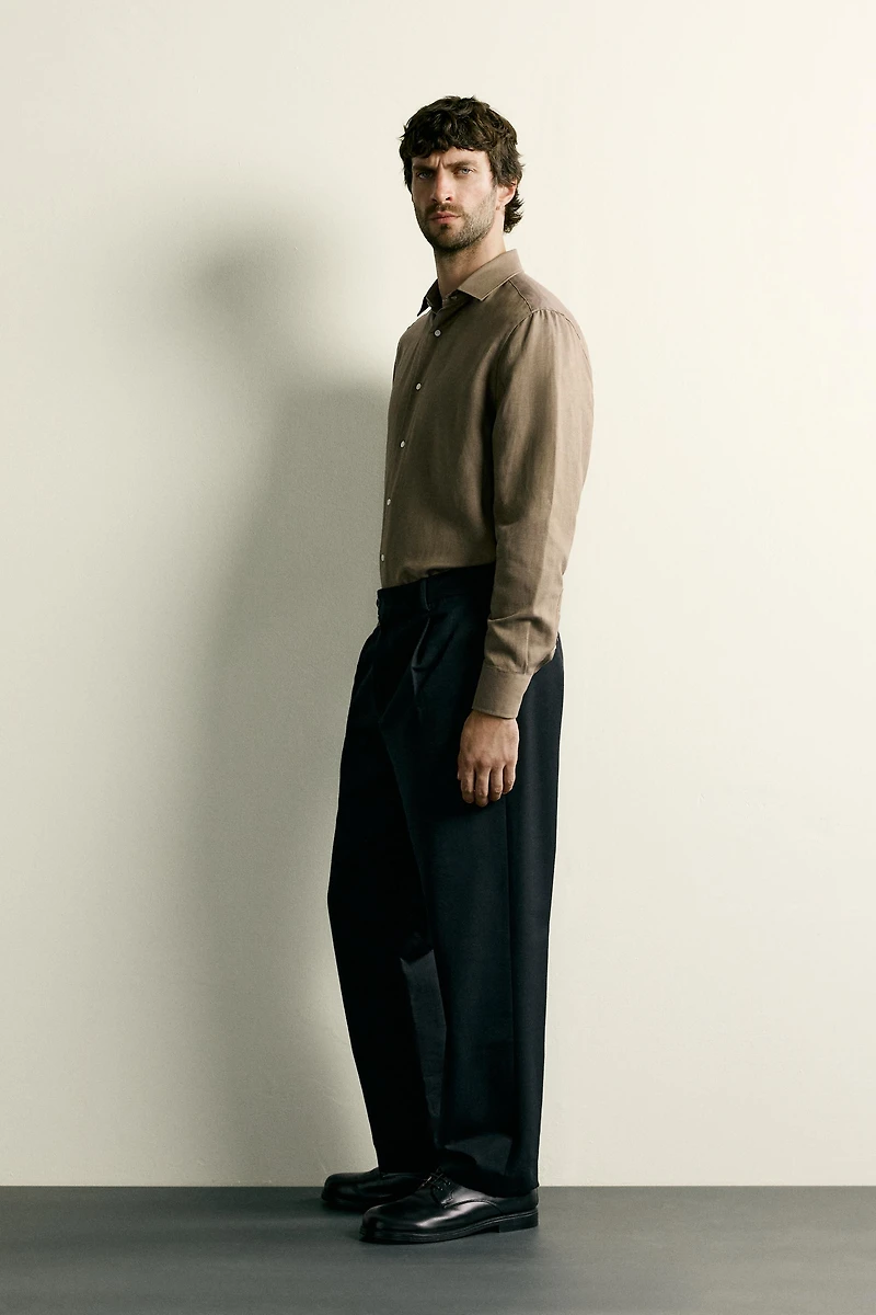 LINEN - LYOCELL REGULAR FIT SHIRT