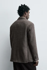 LIMITED EDITION 100% WOOL STRUCTURED BLAZER