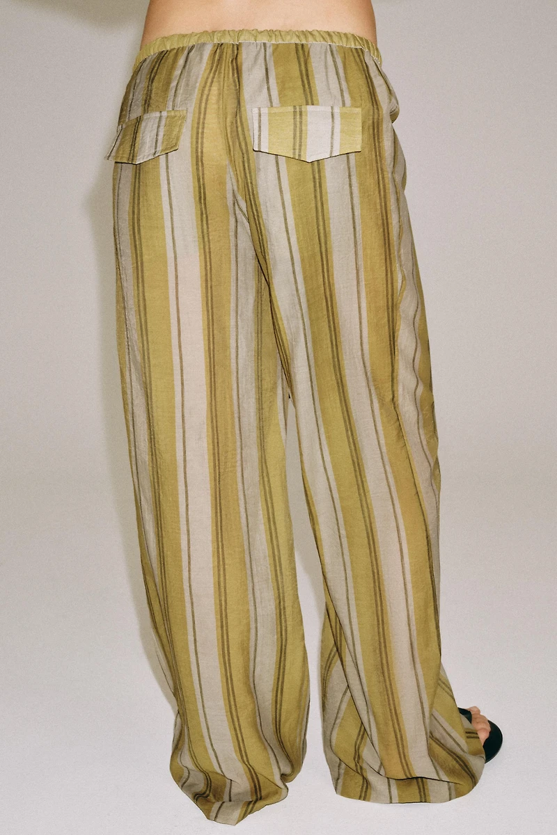 ZW COLLECTION STRIPED TROUSERS
