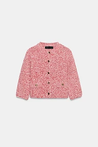 THREE-QUARTER SLEEVE CARDIGAN