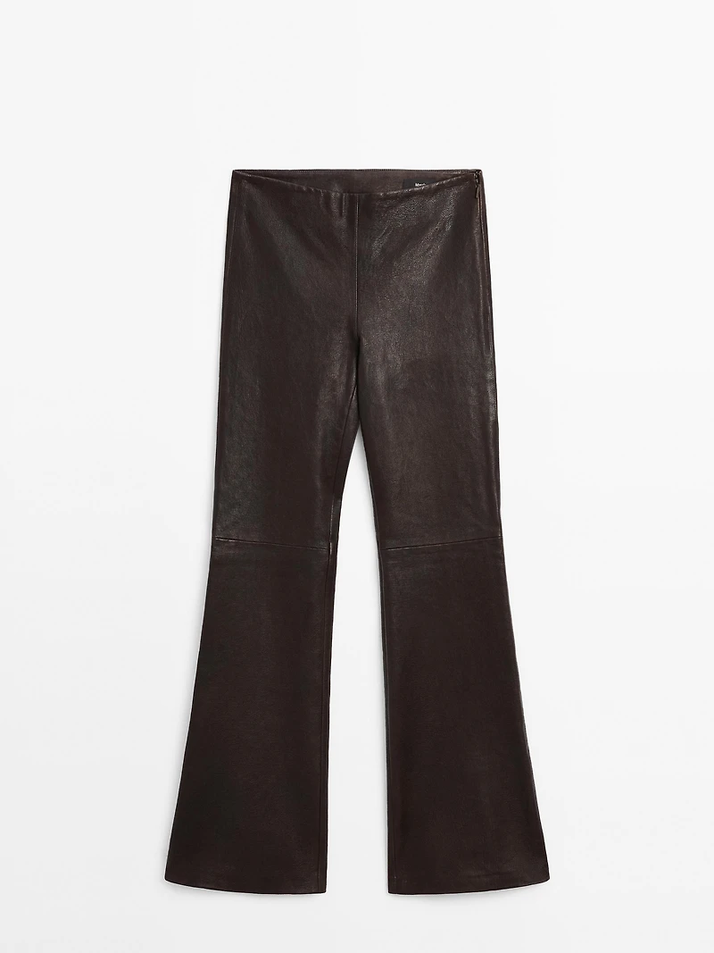 Leggings en cuir nappa