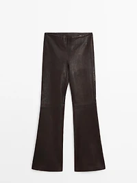 Leggings en cuir nappa