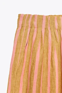 PANTALON MÉLANGE LIN RAYURES ZW COLLECTION