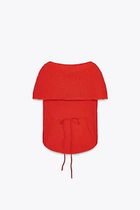 MULTI-POSITION LAYERED TEXTURED TOP