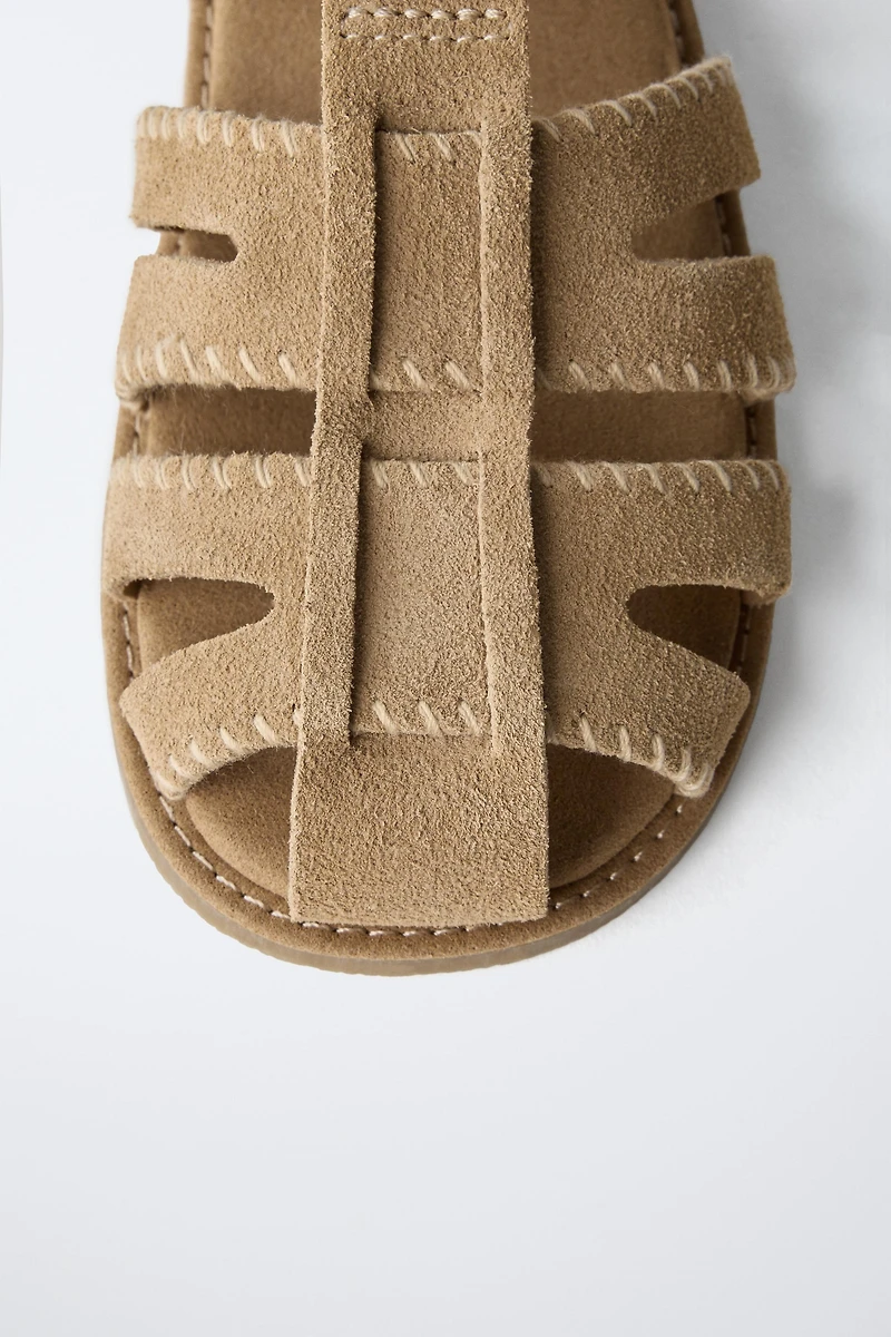 LEATHER FISHERMAN SANDALS