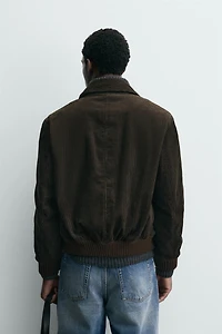 CORDUROY PADDED JACKET