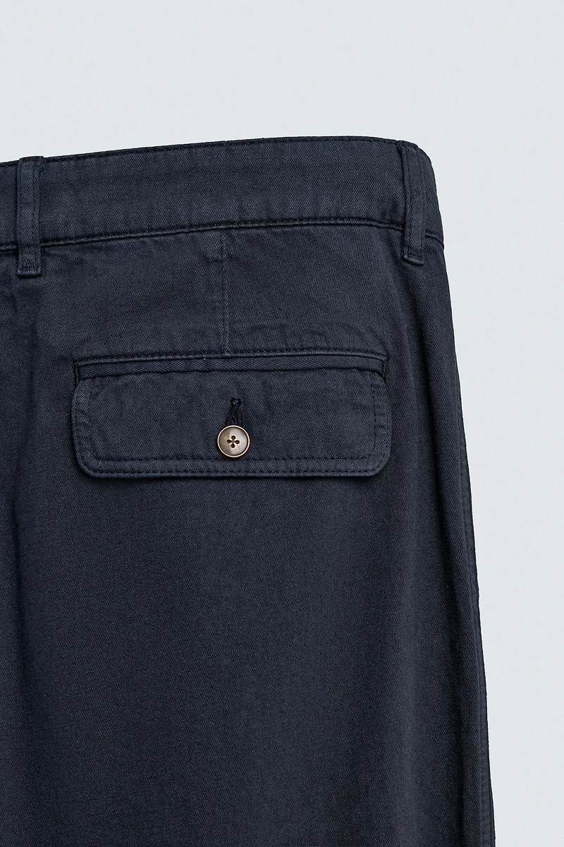 PANTALON STRAIGHT FIT DÉLAVÉ