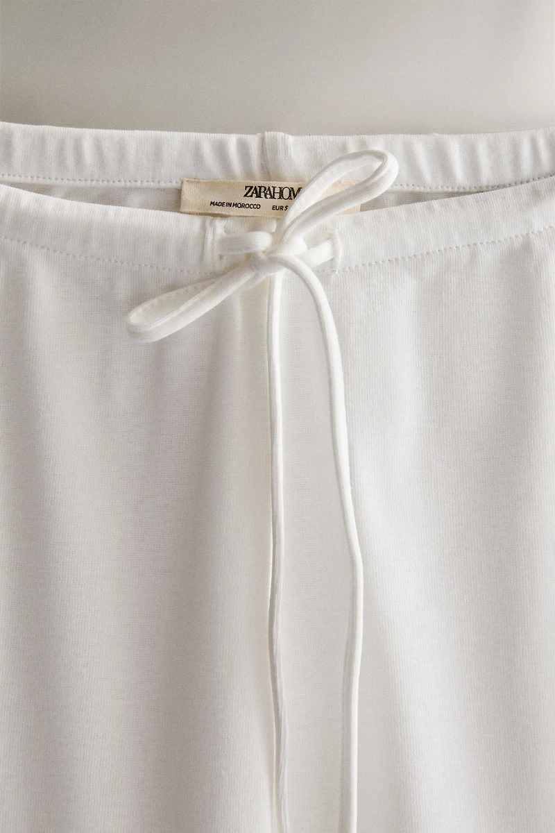 COTTON JERSEY PANTS