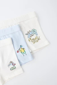 2-6 ANS/ LOT DE CINQ BOXERS CIRQUE