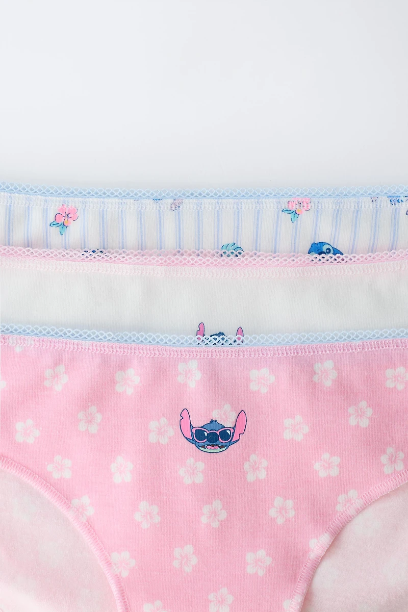 6-14 YEARS/ THREE-PACK LILO & STITCH © DISNEY UNDERWEAR