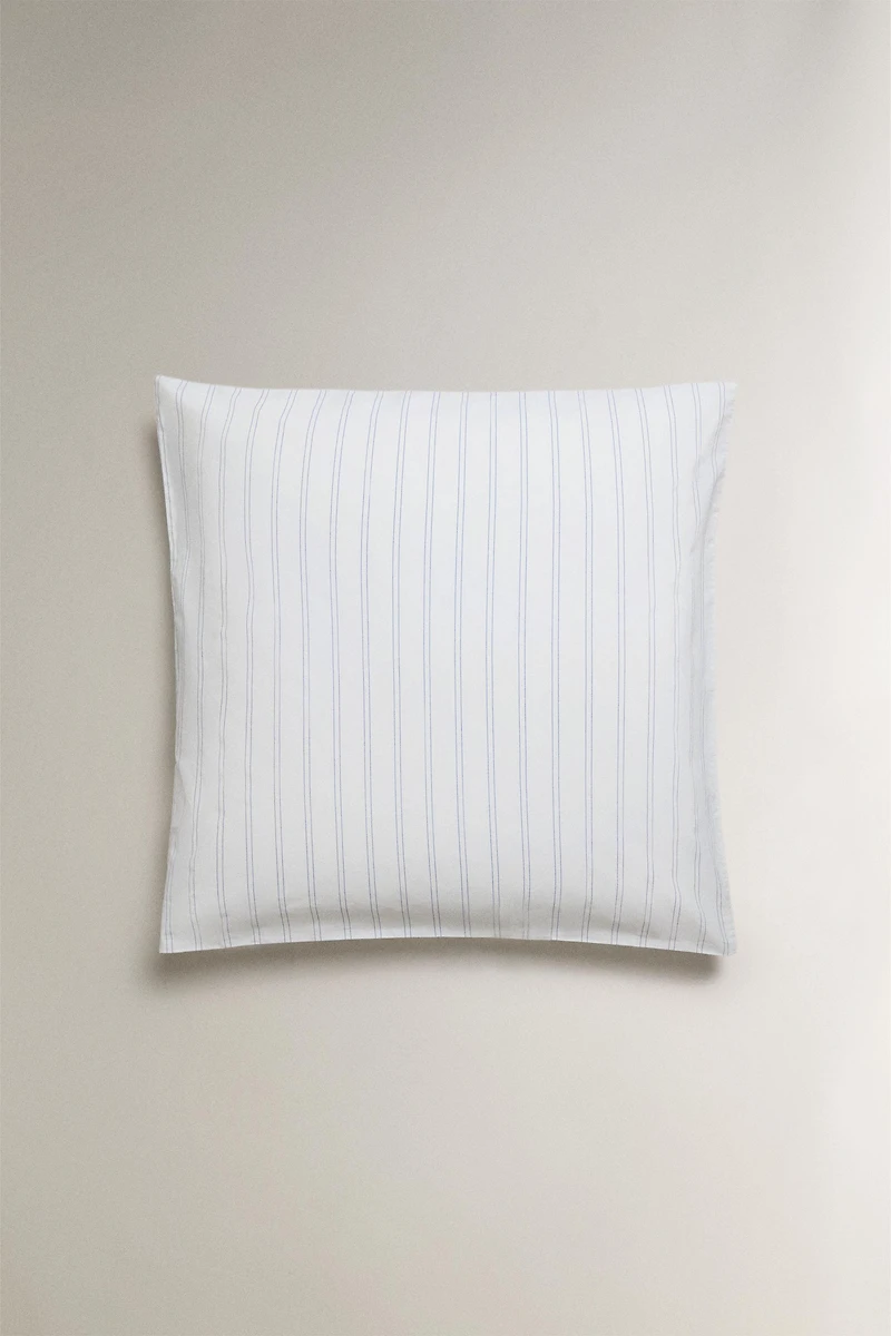DOUBLE STRIPE COTTON PERCALE PILLOWCASE
