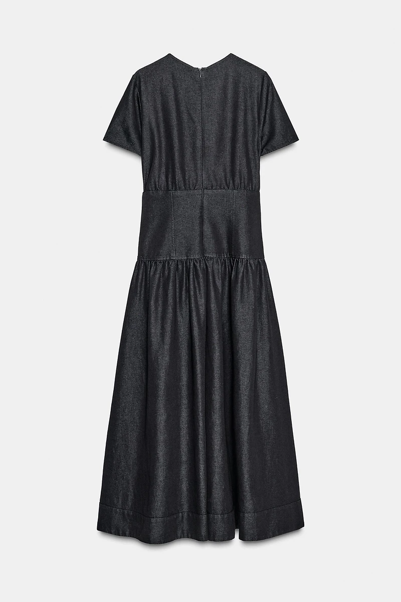 ZW COLLECTION DENIM MIDI DRESS