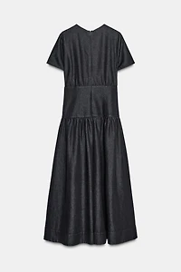 ZW COLLECTION DENIM MIDI DRESS