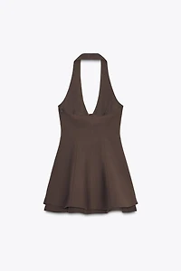 HALTER TWO-LAYER DRESS