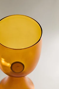 GRAND VERRE À PIED BOROSILICATE COULEUR X COLLAGERIE