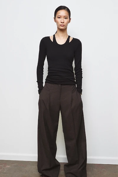 DOUBLE RIBBED T-SHIRT