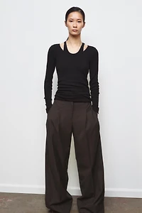 DOUBLE RIBBED T-SHIRT