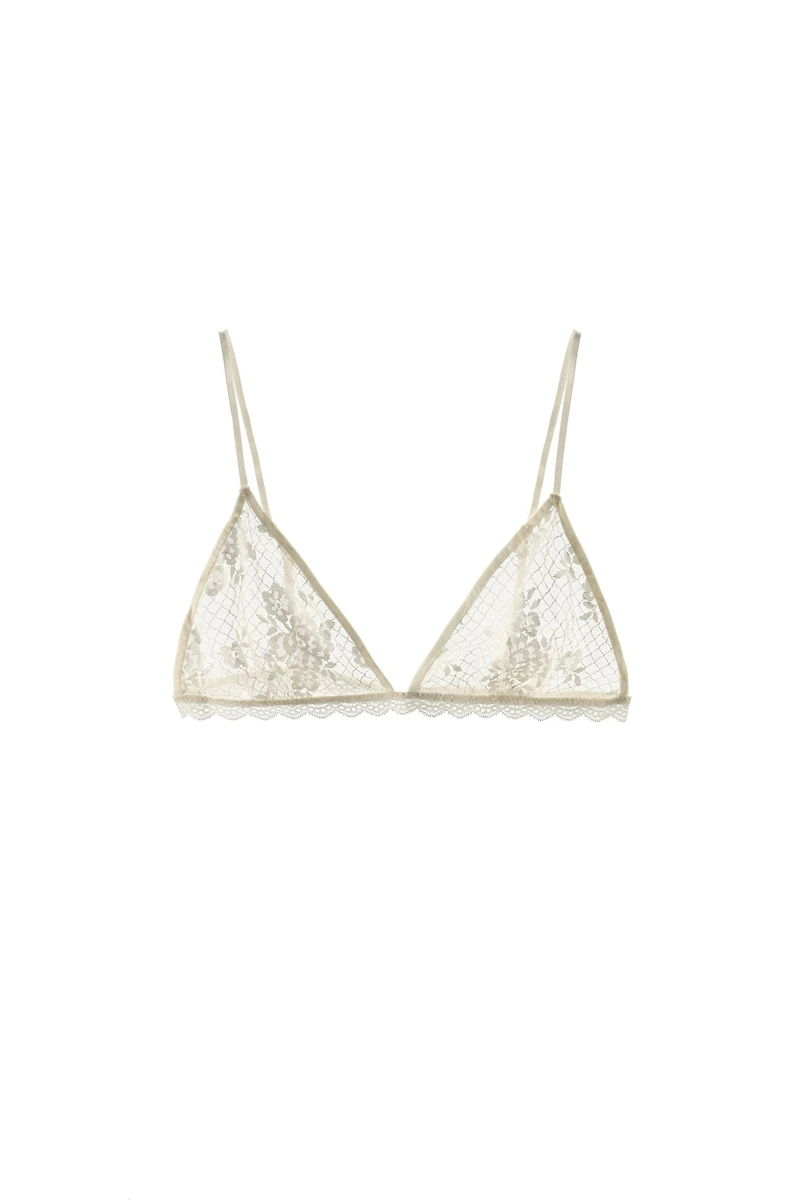 LACE TRIANGLE BRA