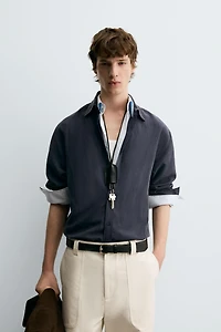 RELAXED FIT FLOWY SHIRT
