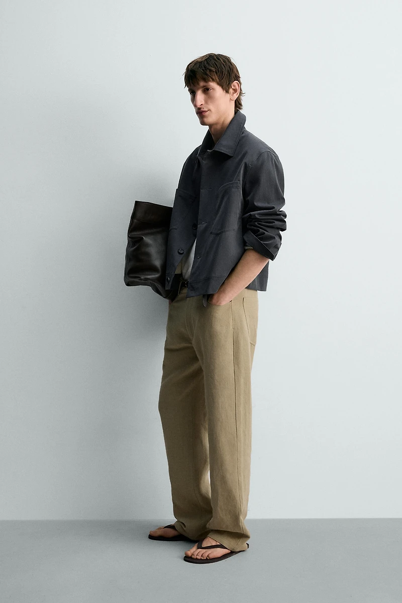 BLOUSON COUPE DÉCONTRACTÉE EN COTON