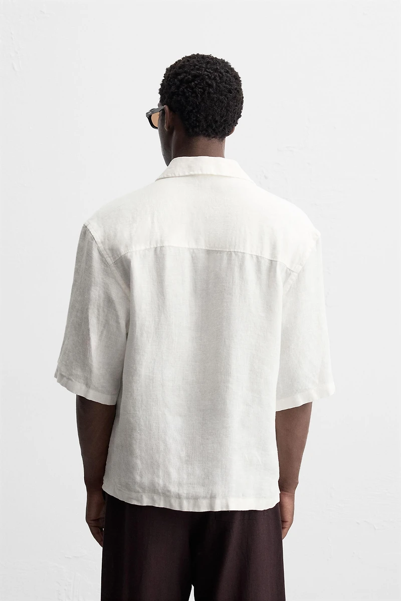 CHEMISE KIMONO 100 % LIN
