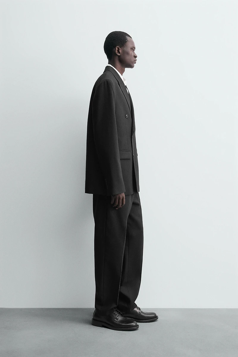 BLAZER CROISÉ COSTUME 100 % LAINE