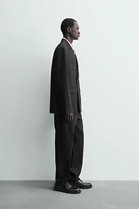 BLAZER CROISÉ COSTUME 100 % LAINE