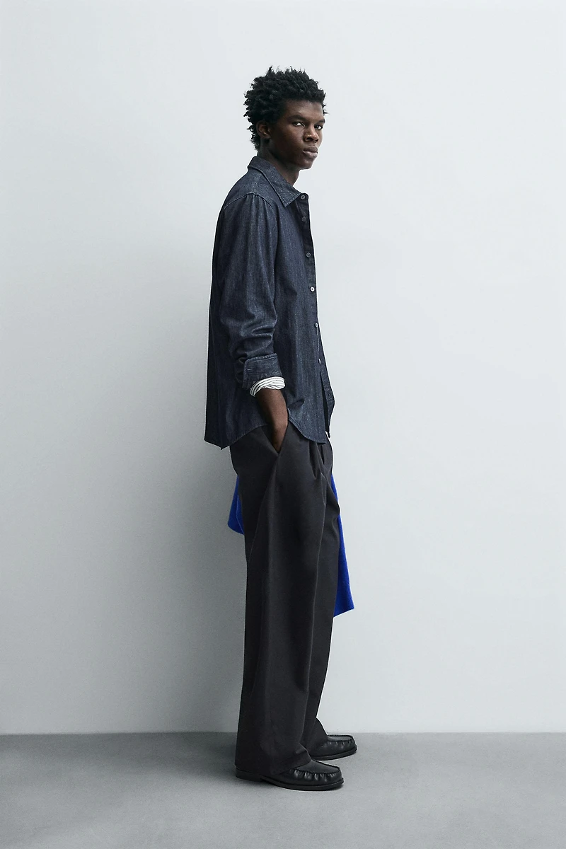 REGULAR FIT DENIM SHIRT