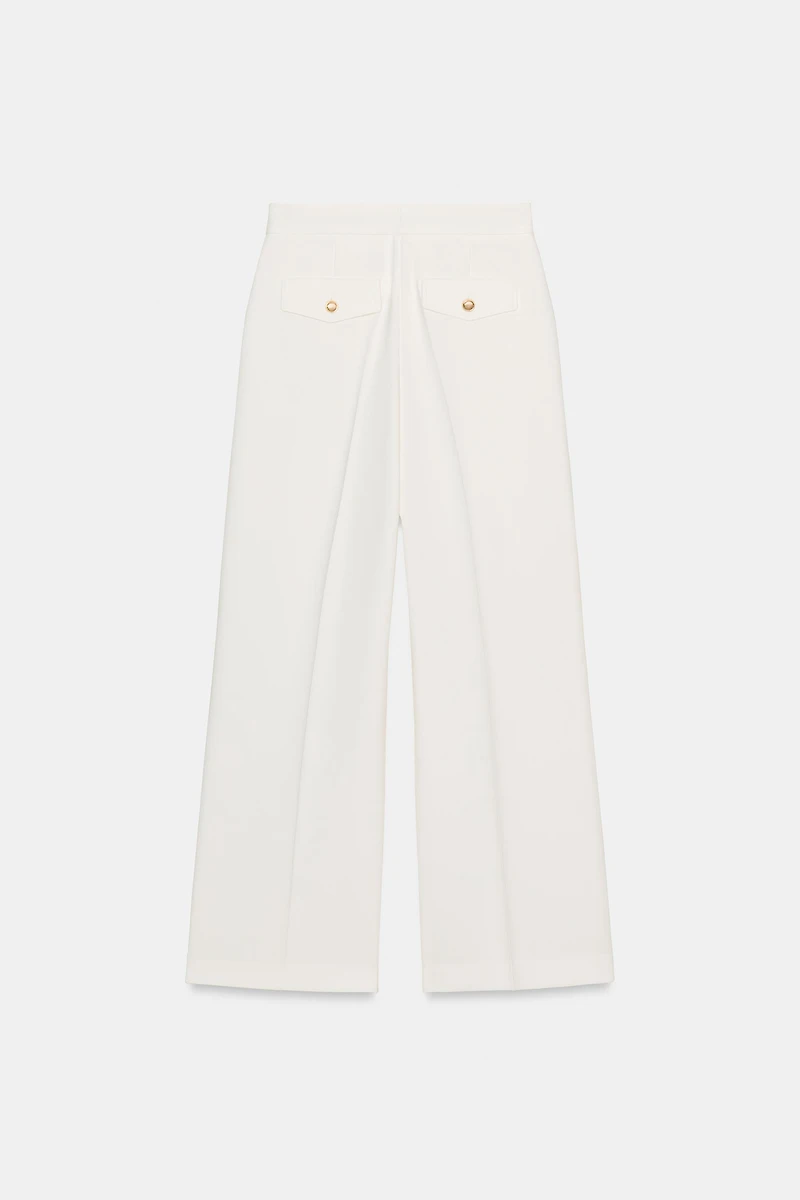 PANTALON LARGE À PINCES