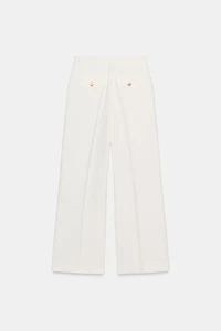 PANTALON LARGE À PINCES