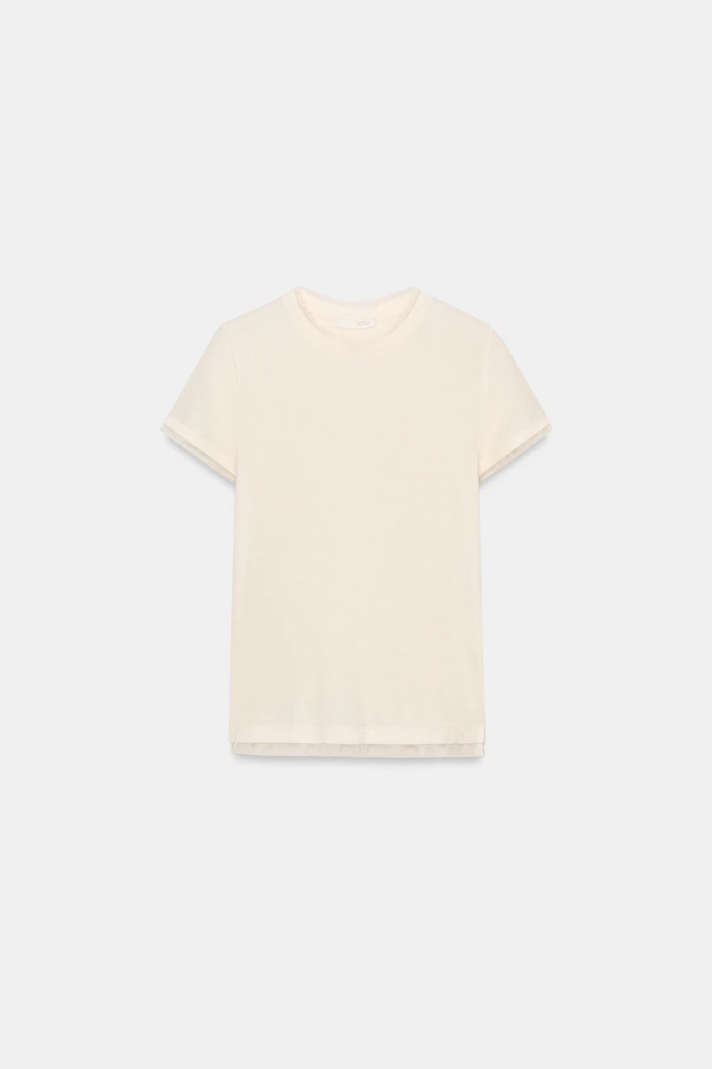 COMBINED TULLE T-SHIRT