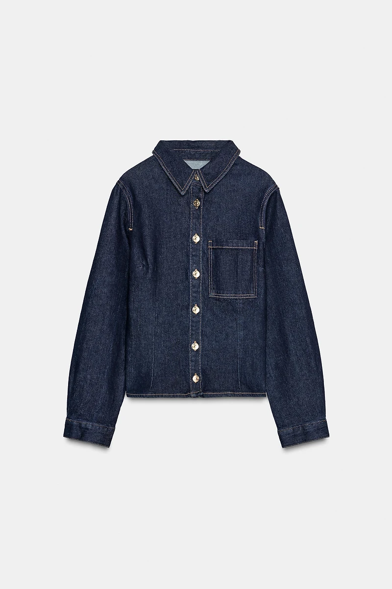 CHEMISE EN JEAN AJUSTÉE Z1975