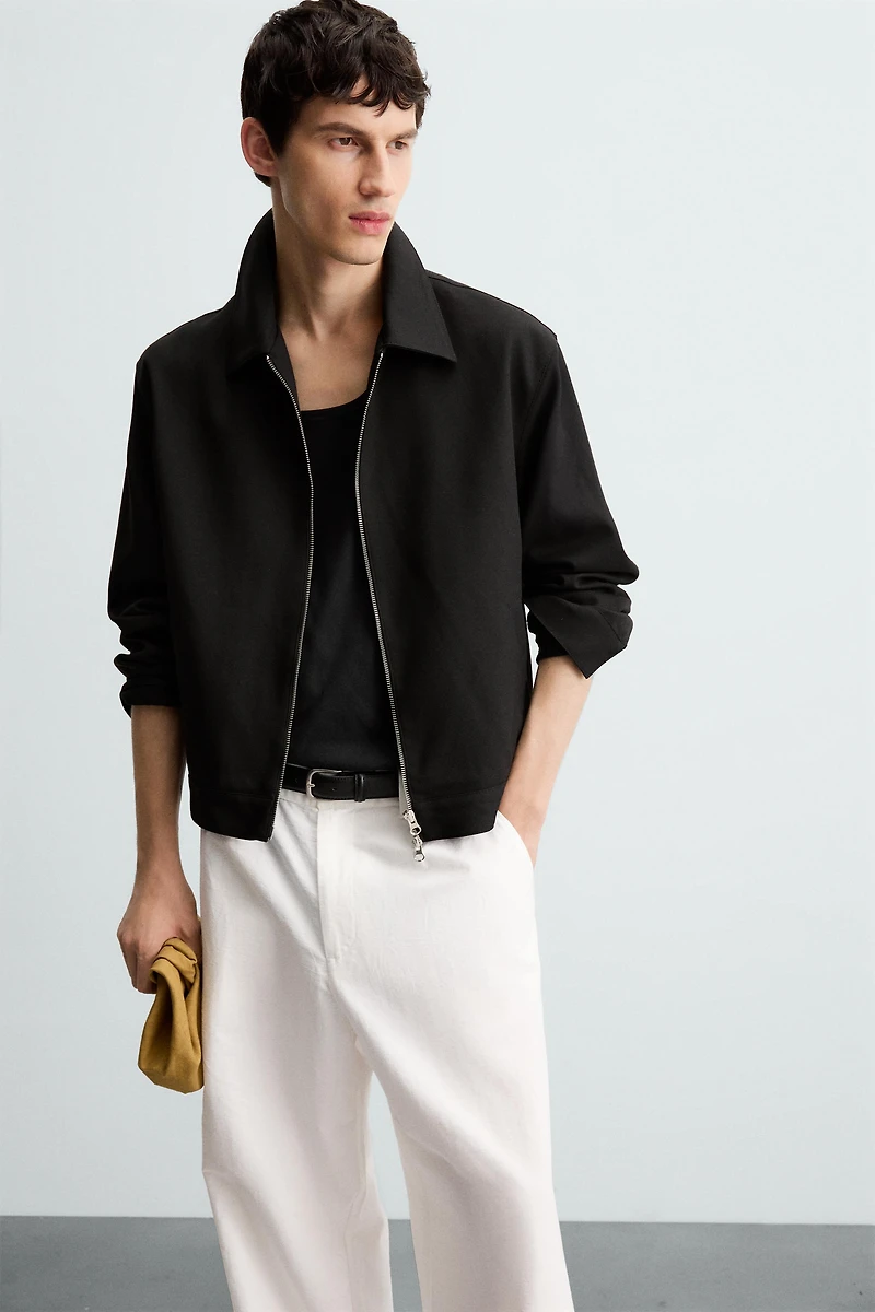 ZIP-UP OVERSHIRT
