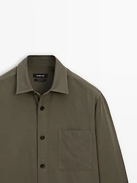Chemise avec poche 100 % coton