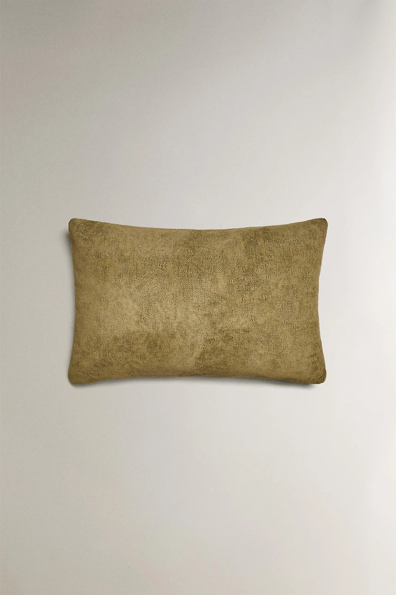 HOUSSE DE COUSSIN CHENILLE JACQUARD