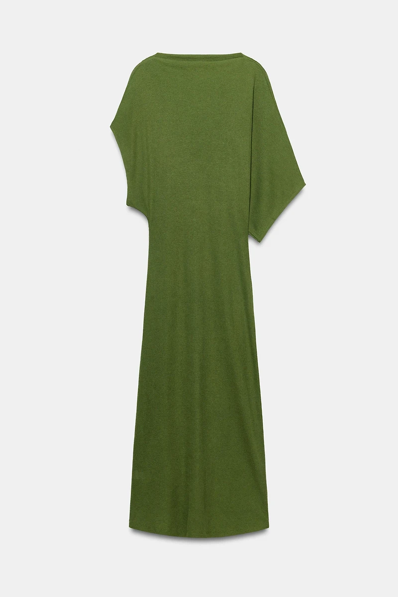 DRAPED LONG DRESS