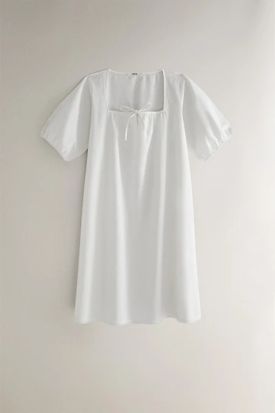 SHORT SLEEVE NIGHTGOWN