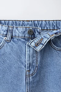 EMBROIDERED BALLOON JEANS