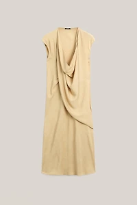 Flowing draped midi dress - LIMITED EDITION