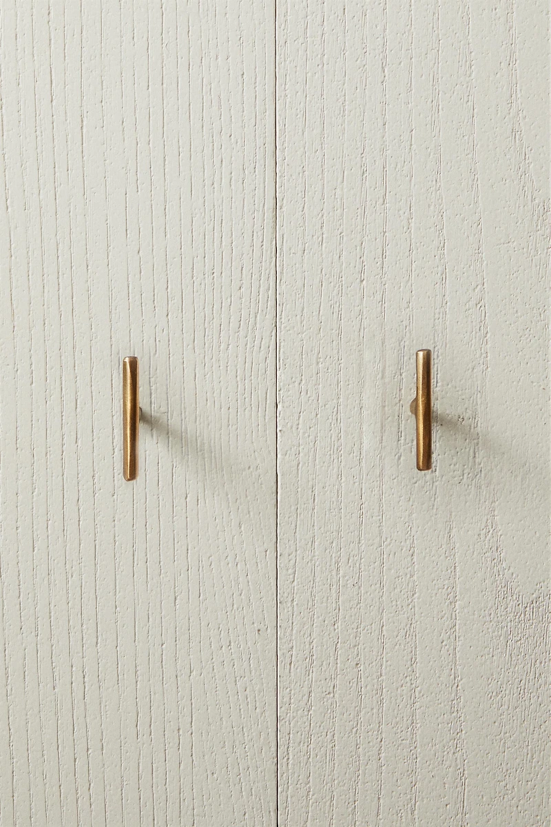 LOT DE POIGNÉES MÉTALLIQUES DORÉES (LOT DE 2)