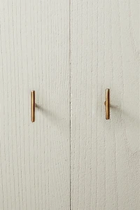 LOT DE POIGNÉES MÉTALLIQUES DORÉES (LOT DE 2)