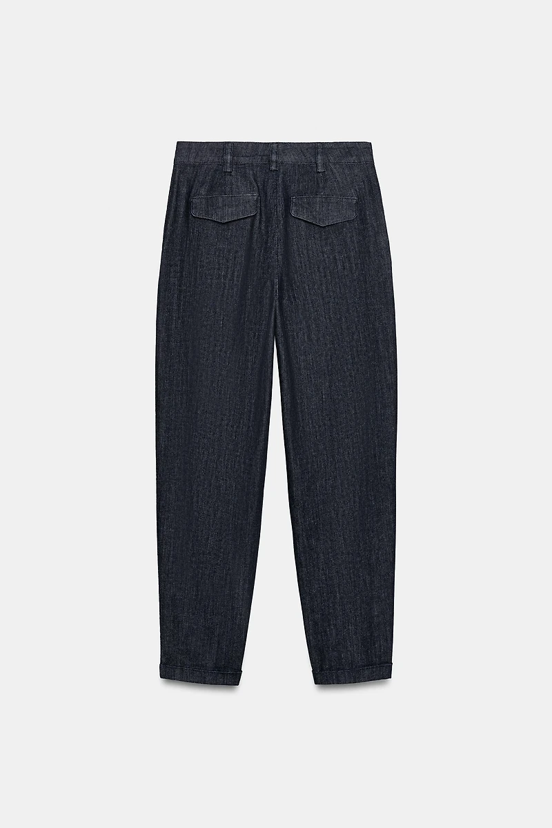 CUFFED CHINO PANTS