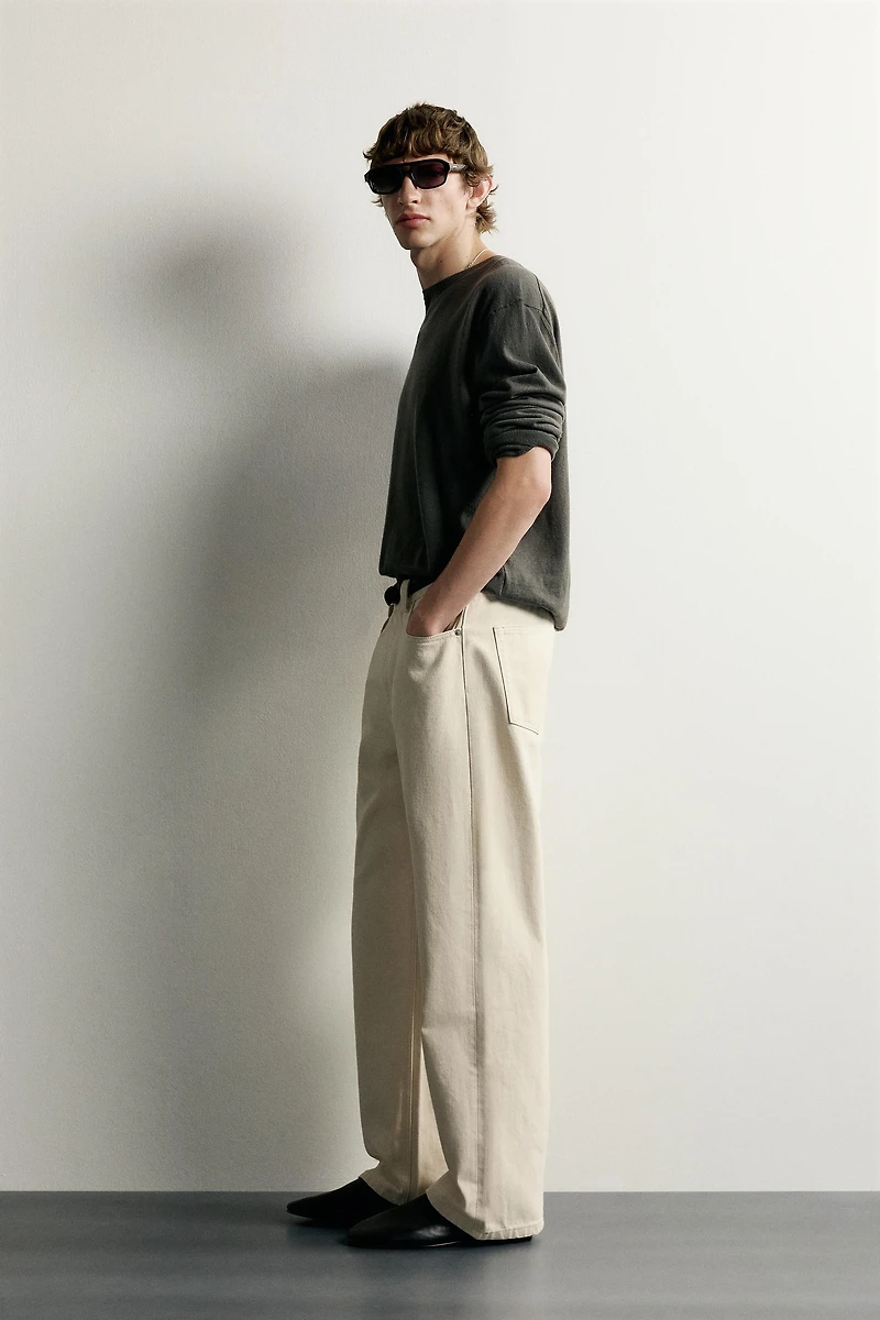 SEAM DETAIL LOOSE FIT PANTS