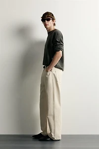 SEAM DETAIL LOOSE FIT PANTS