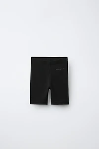 RIBBED TEXTURED CYCLING LEGGINGS