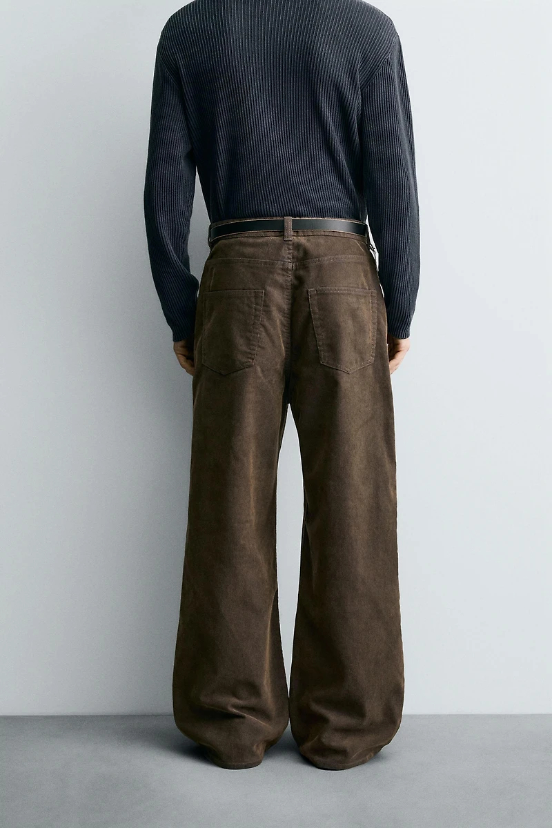 BAGGY FIT CORDUROY PANTS