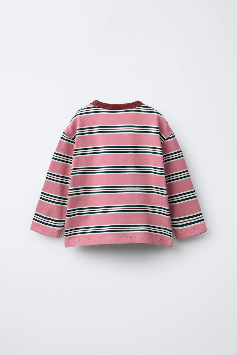 HEAVYWEIGHT STRIPED T-SHIRT