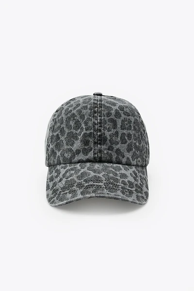ANIMAL PRINT TWILL CAP