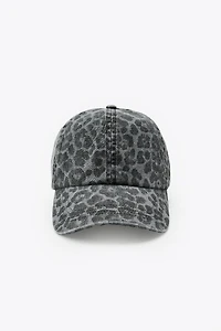 ANIMAL PRINT TWILL CAP