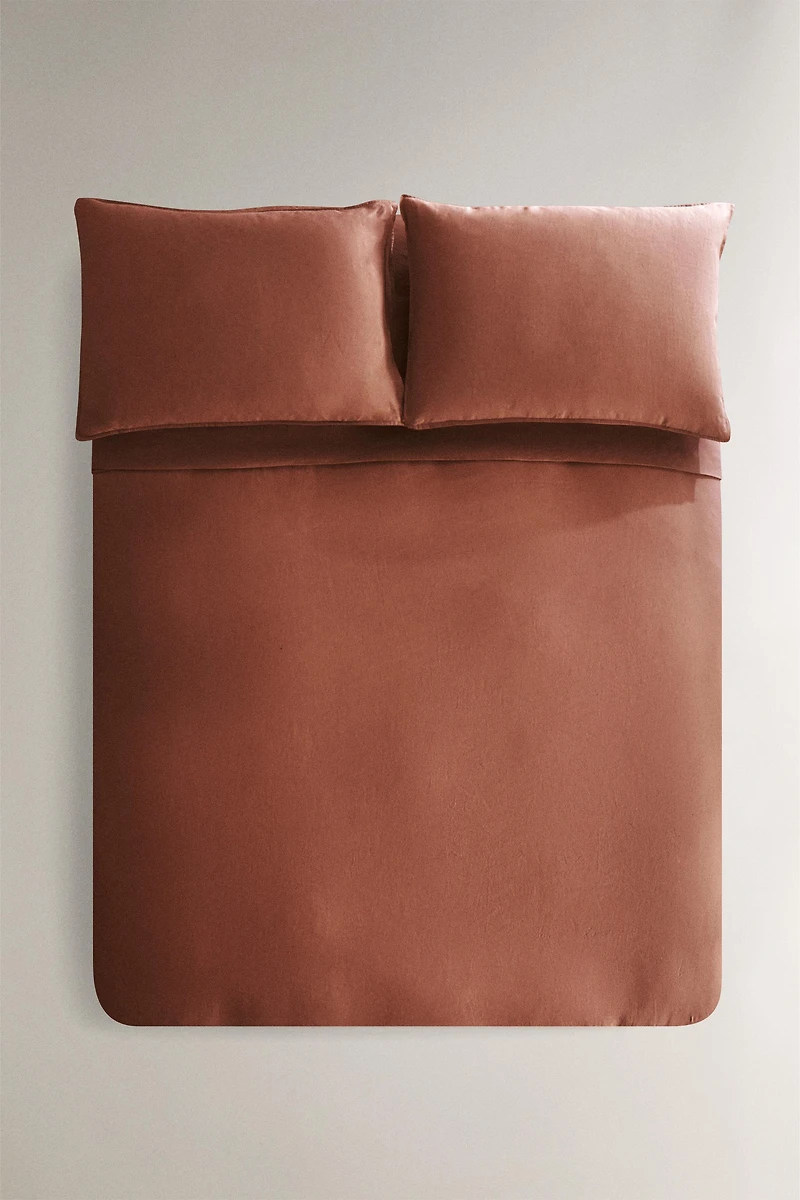 WASHED LINEN DUVET COVER (140 GXM²)